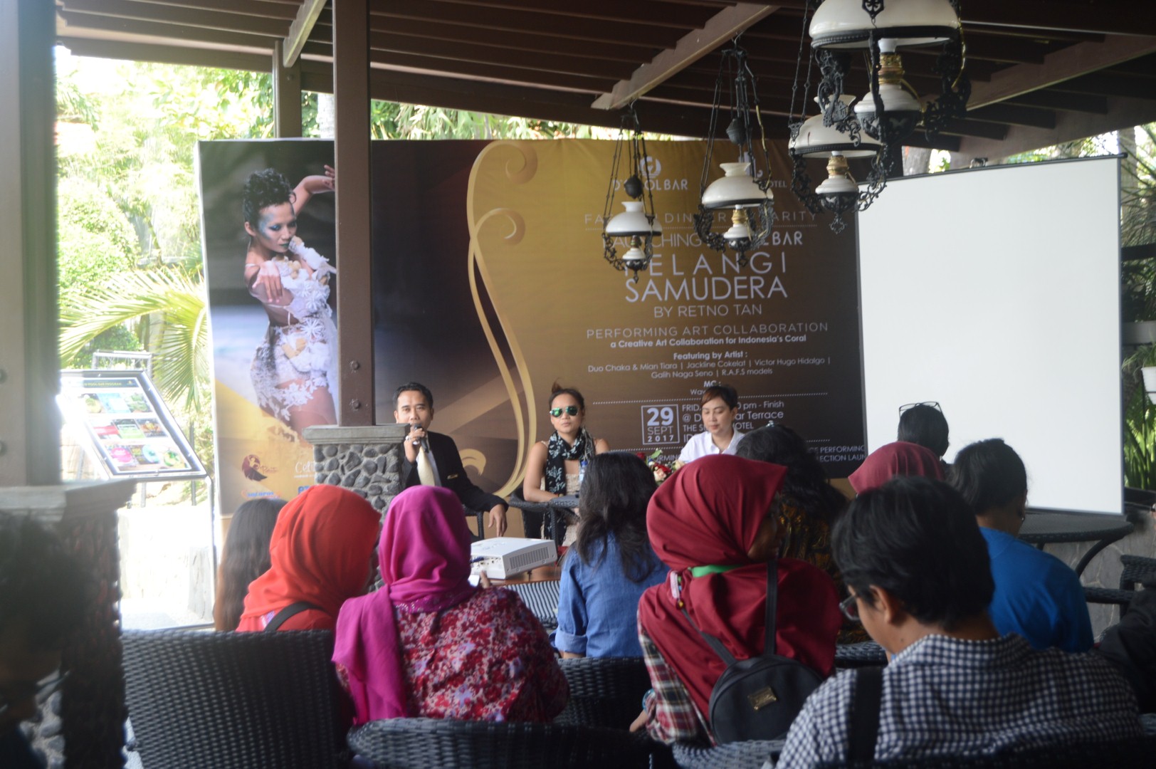 Press Conference Launching D'Pool Bar 
