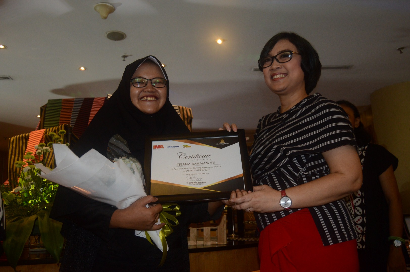 Kartini Milenial Award at The Sunan Hotel Solo